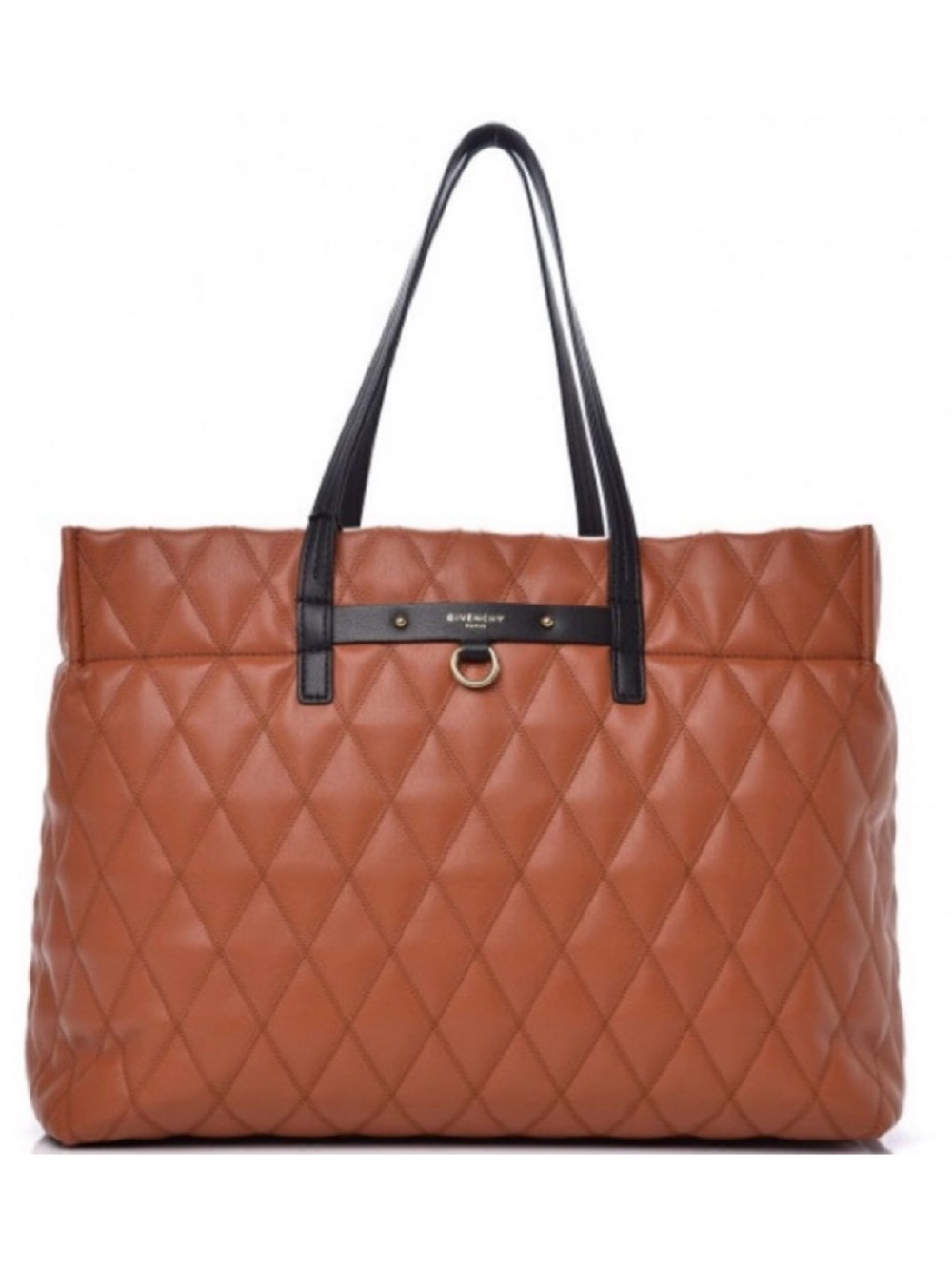 Givenchy Quilted Duo Shopper Tote Brown Luxury Designer Bag